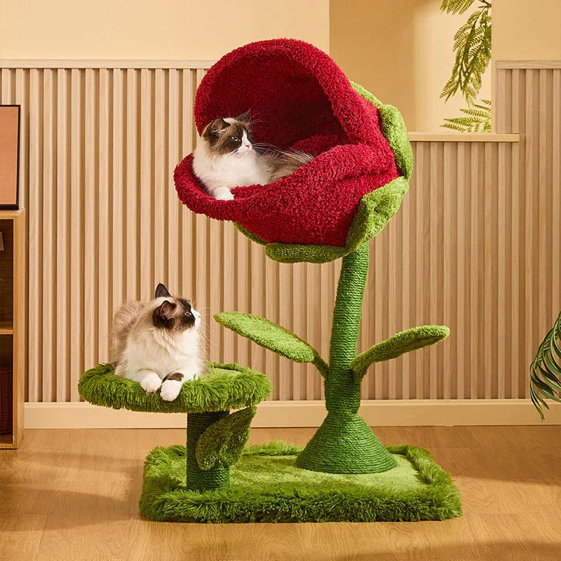 Monster Bloom Cat Tree Climbing Tower - MEWCATS