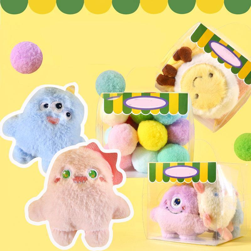 Monster Cat Plush Toy 3 Style With Bell