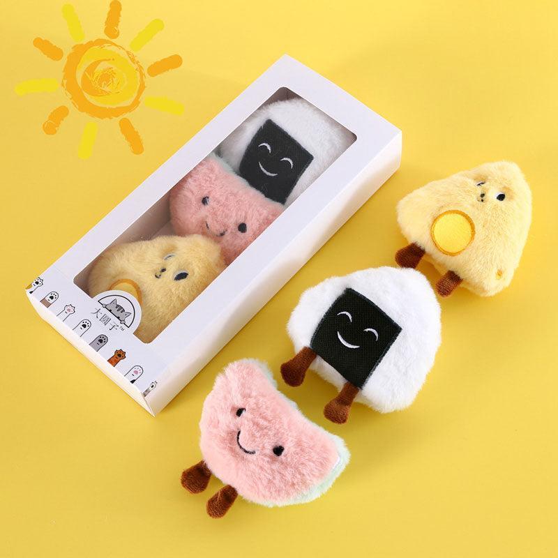 Monster Cat Plush Toy 3 Style With Bell