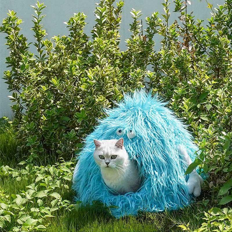 Monsters Family Cat Bed 3 Colors Removable Cat Tent