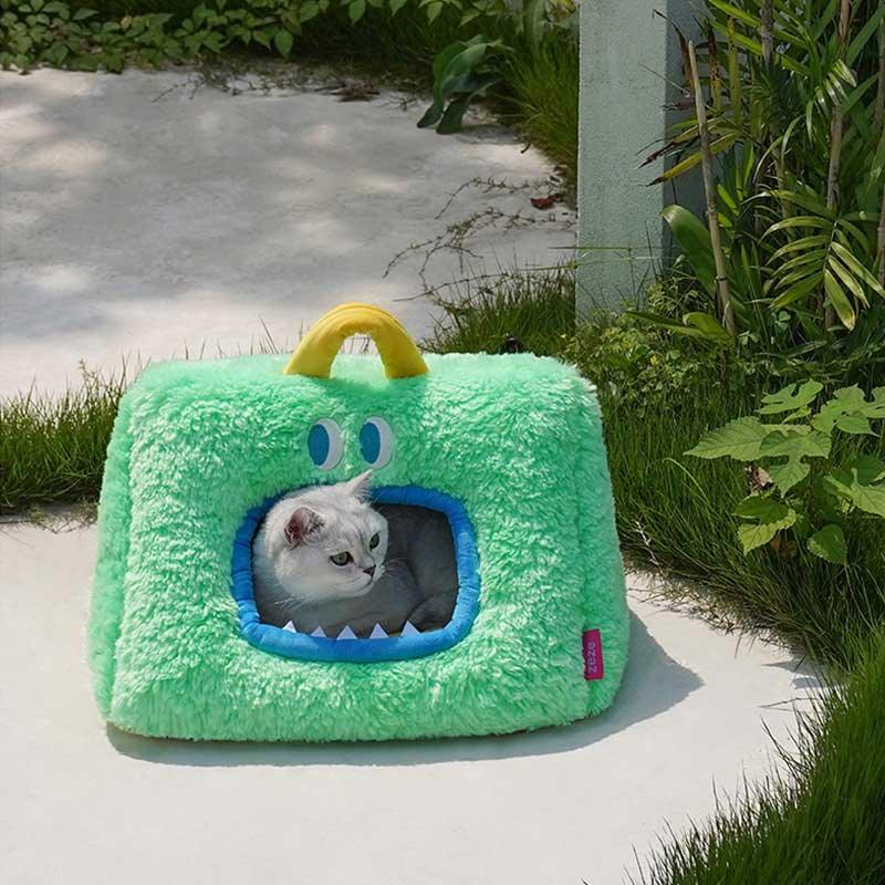 Monsters Family Cat Bed 3 Colors Removable Cat Tent