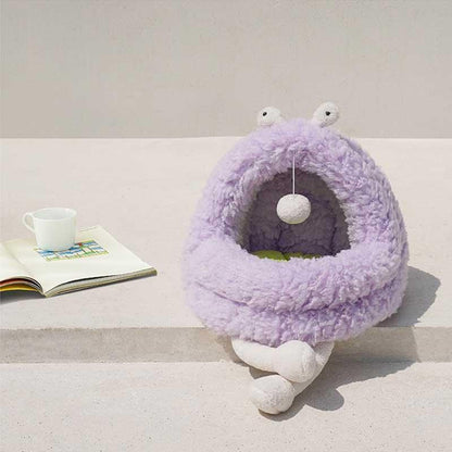 Monsters Family Cat Bed 3 Colors Removable Cat Tent