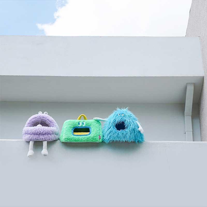 Monsters Family Cat Bed 3 Colors Removable Cat Tent