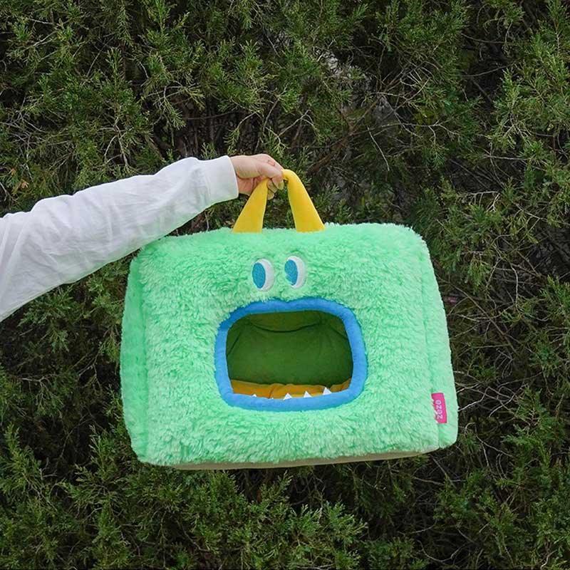 Monsters Family Cat Bed 3 Colors Removable Cat Tent