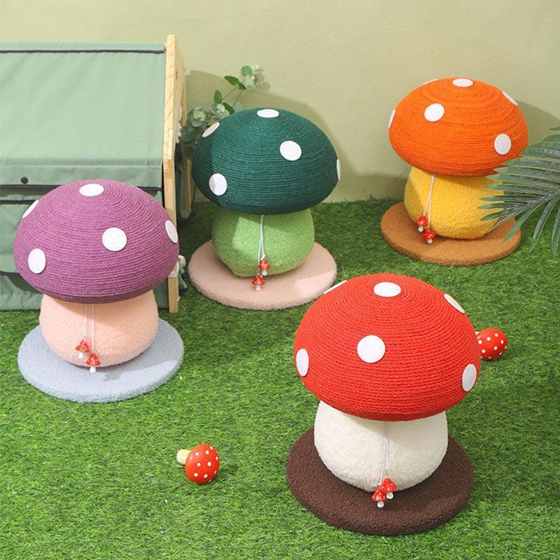 Mushroom Cute Cat Climbing Frame Scratching Post