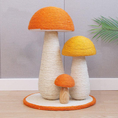 Mushroom Cute Cat Climbing Frame Scratching Post