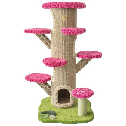 Mushroom Forest Cat Tree Climbing Frame - MEWCATS