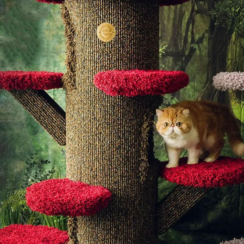 Mushroom Forest Cat Tree Climbing Frame - MEWCATS