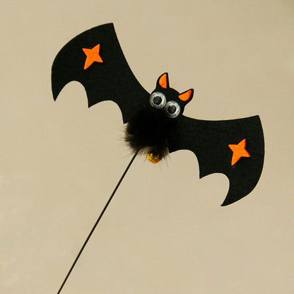 New Cat Stick With Bell 3 style Halloween Toys (1)