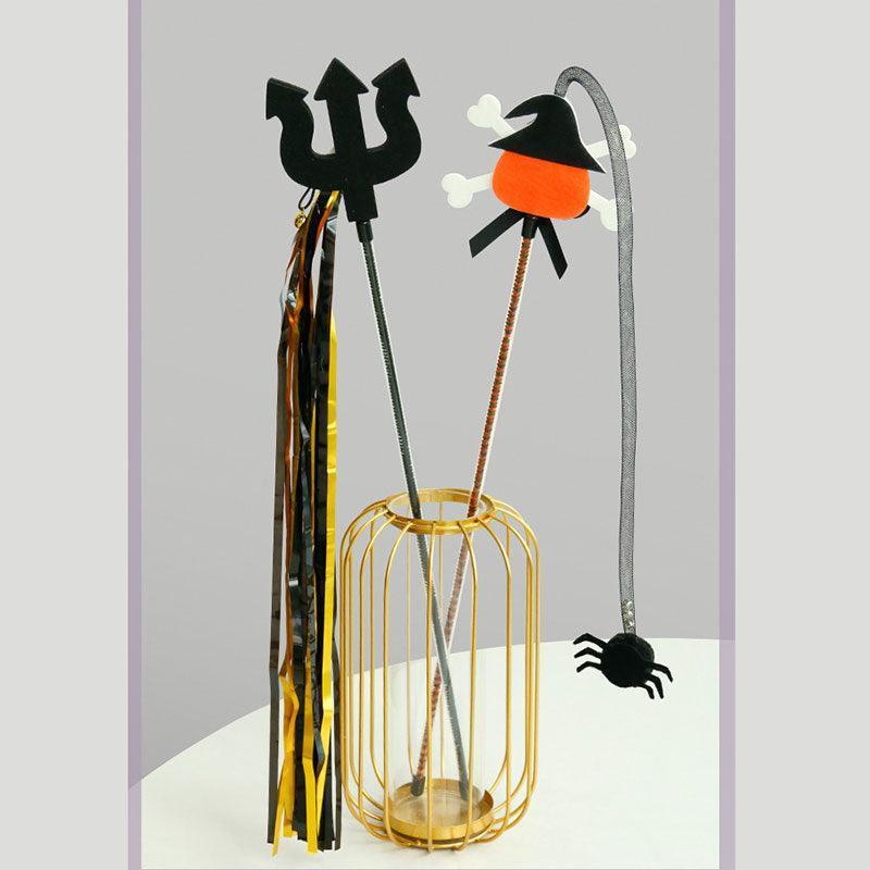 New Cat Stick With Bell 3 style Halloween Toys (1)