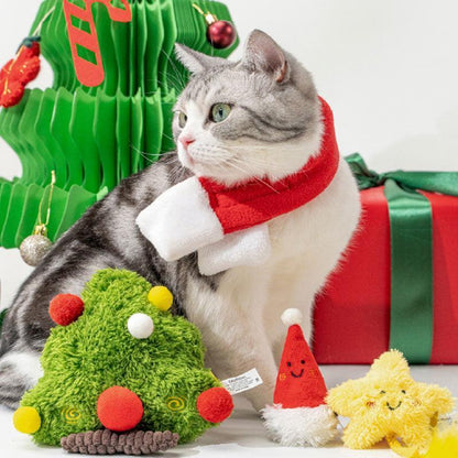 New Christmas Cat Teaser Catnip Bell Toys - MEWCATS