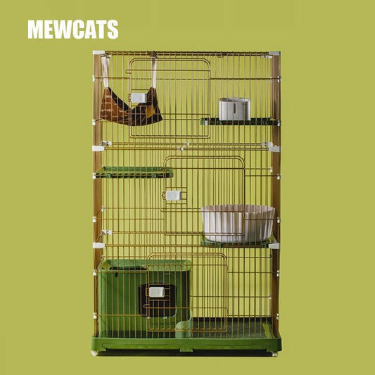 Nwforest Cat Cage Green 2 Size Pet House