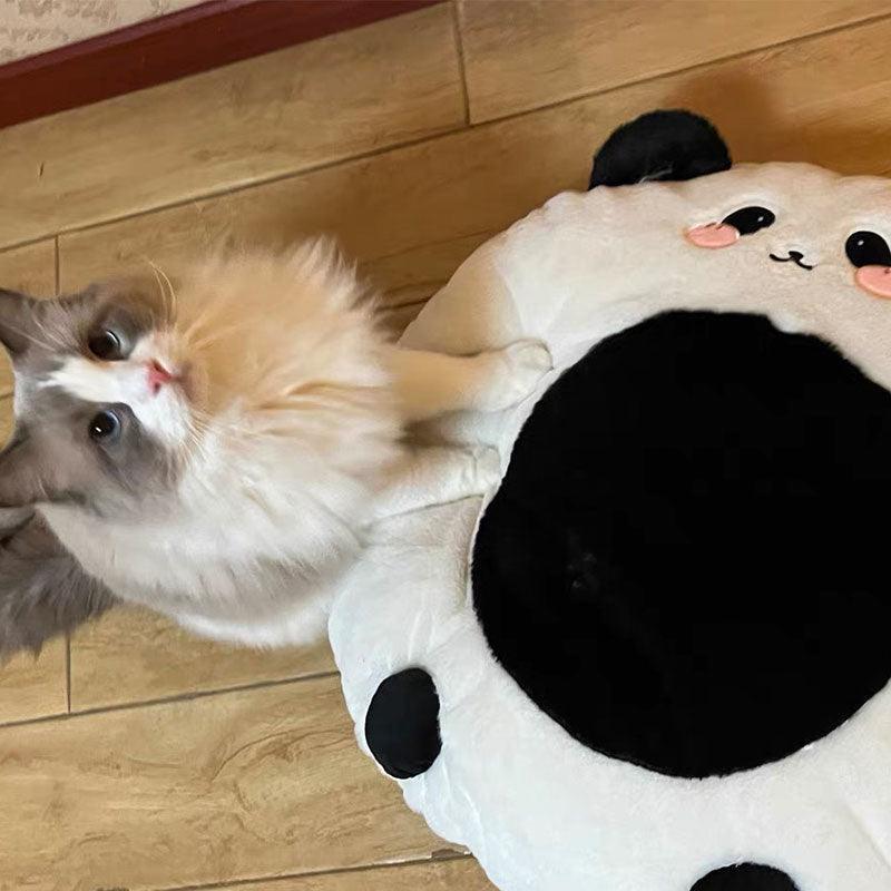 Panda Warm Cat Bed 2 Style Sleeping Mat