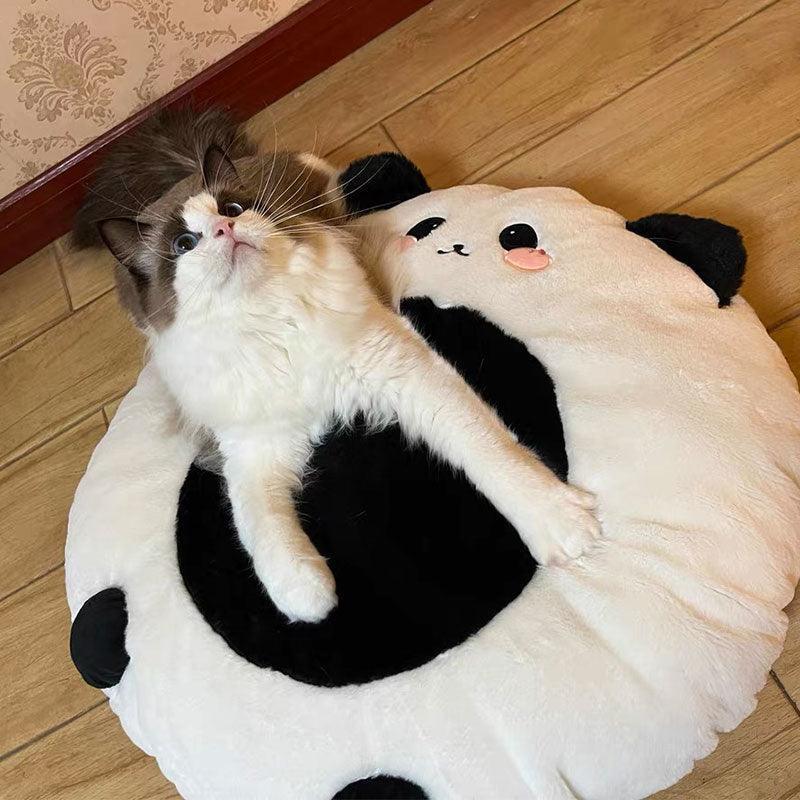 Panda Warm Cat Bed 2 Style Sleeping Mat