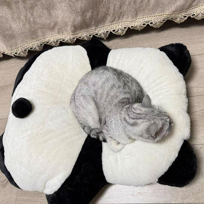 Panda Warm Cat Bed 2 Style Sleeping Mat