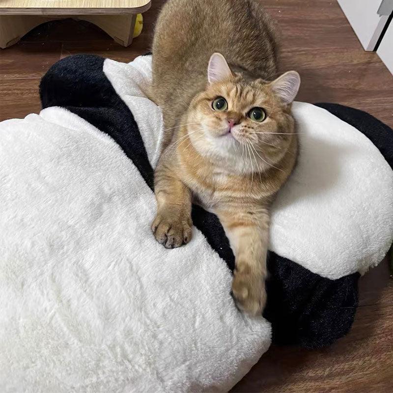 Panda Warm Cat Bed 2 Style Sleeping Mat