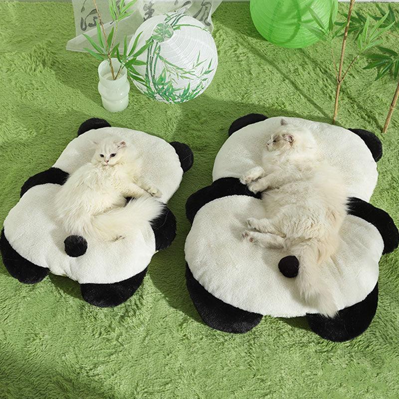 Panda Warm Cat Bed 2 Style Sleeping Mat