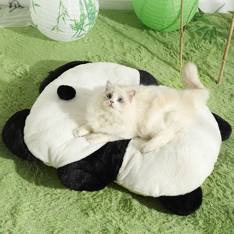 Panda Warm Cat Bed 2 Style Sleeping Mat