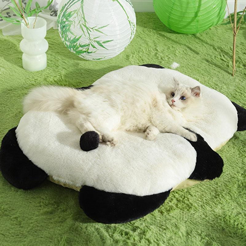 Panda Warm Cat Bed 2 Style Sleeping Mat