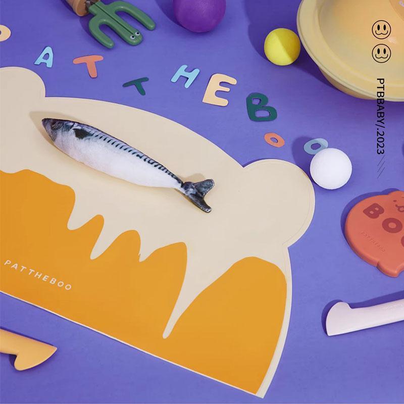 Pattheboo Cat Food Mat Silicone Feeding Placemat