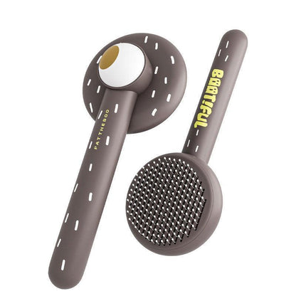 Pattheboo Cat Hair Brush Self Cleaning Grooming - MEWCATS