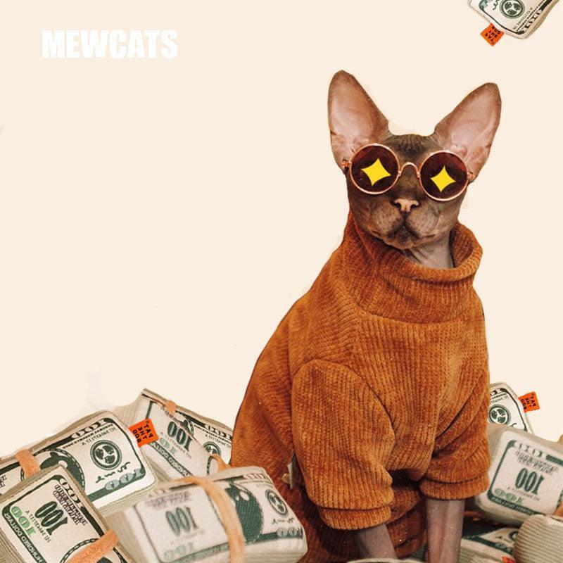 Pattheboo Cat Toys with Catnip Chew Bite Pillow