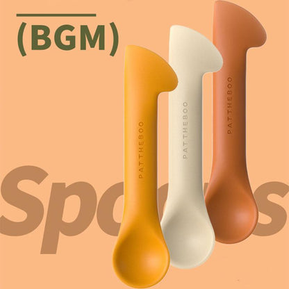 Pattheboo Cute Pet Food Can Cover Spoon Silicone