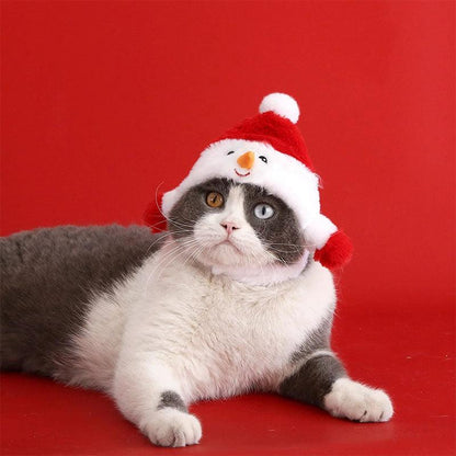 Pet Christmas Tree Headgear Cute Cat Hat - MEWCATS