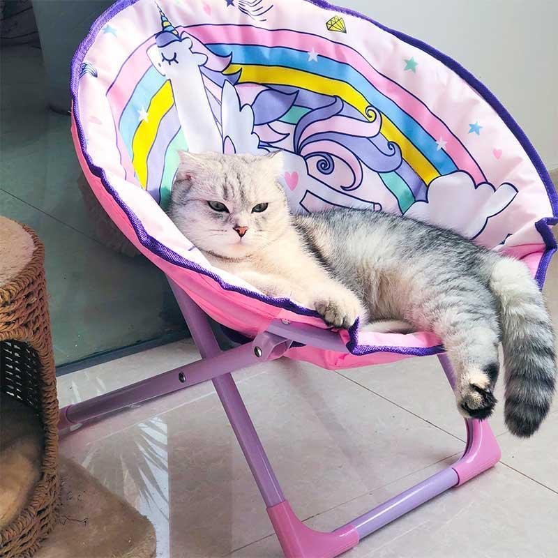 Pet Foldable Chair 6 Colors Multifunctional Cat Bed