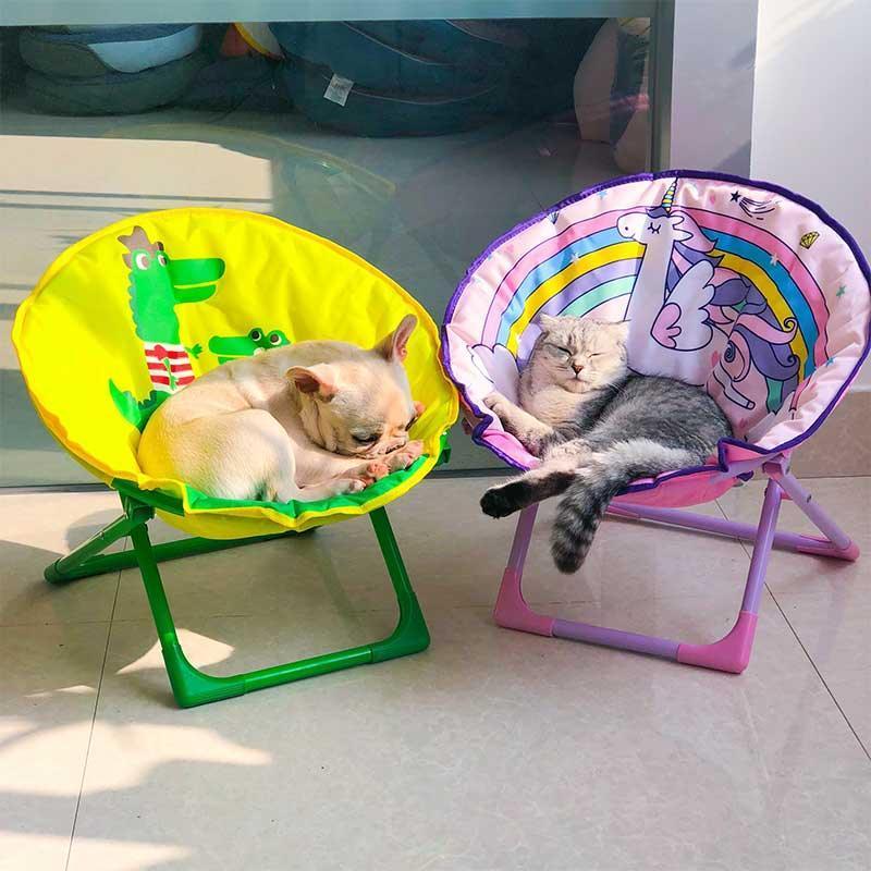 Pet Foldable Chair 6 Colors Multifunctional Cat Bed