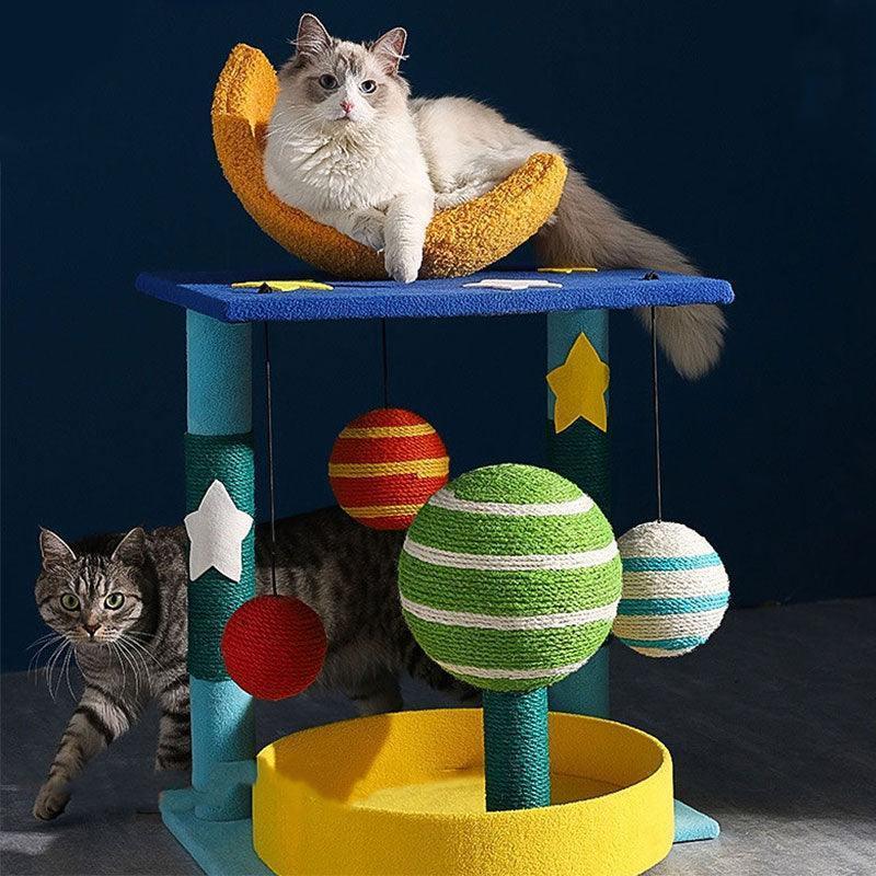 Cat climbing frame Christmas tree natural sisal cat grasping column cat toys cat tree house pet accessories furniture