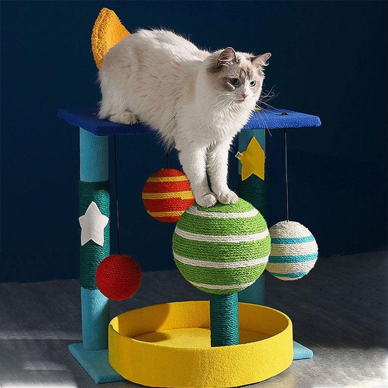 Cat climbing frame Christmas tree natural sisal cat grasping column cat toys cat tree house pet accessories furniture
