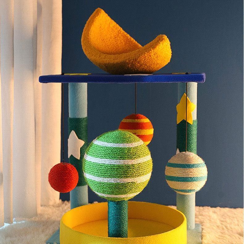 Cat climbing frame Christmas tree natural sisal cat grasping column cat toys cat tree house pet accessories furniture