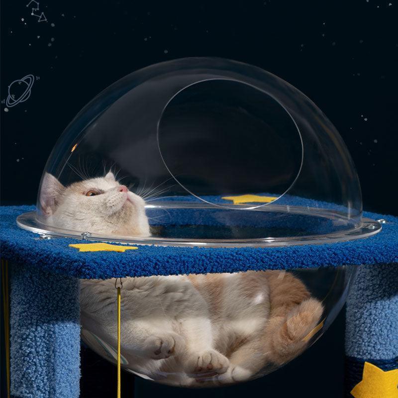 Cute Cat Climbing Tower Frame Tree Sisal Rope and Interactive Balls