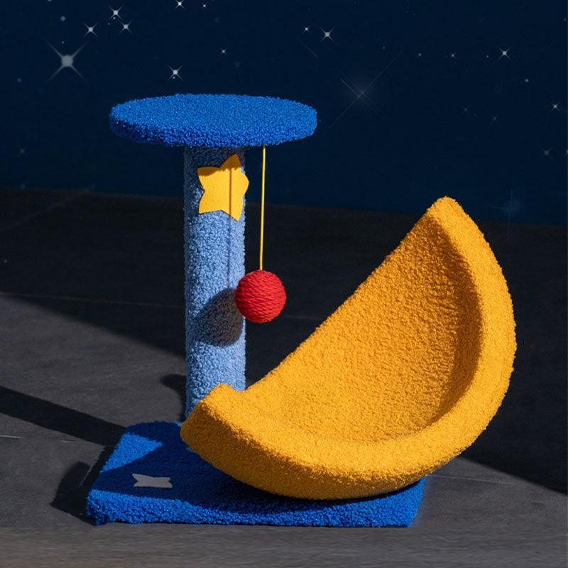 Cute Cat Climbing Tower Frame Tree Sisal Rope and Interactive Balls