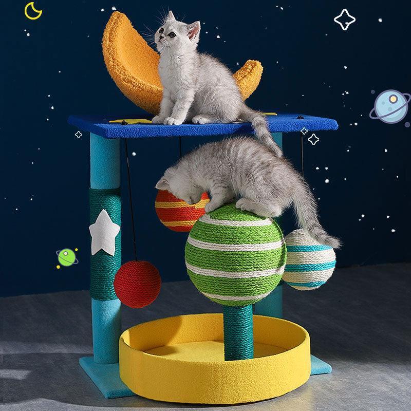 Cat climbing frame Tower Christmas tree natural sisal cat grasping column cat toys cat tree house pet accessories furniture