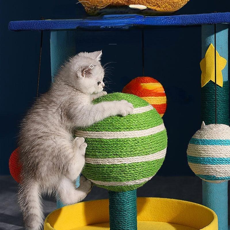 Cat climbing frame Christmas tree natural sisal cat grasping column cat toys cat tree house pet accessories furniture