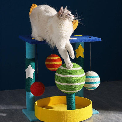 Cat climbing frame Christmas tree natural sisal cat grasping column cat toys cat tree house pet accessories furniture
