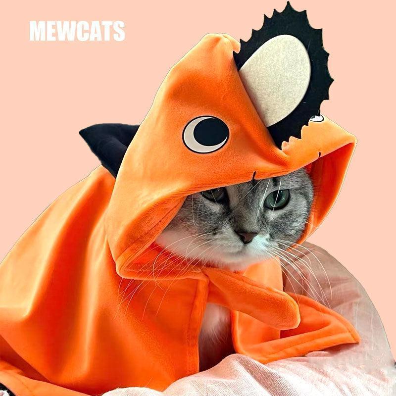 Pochita Cat Anime Cosplay Cape