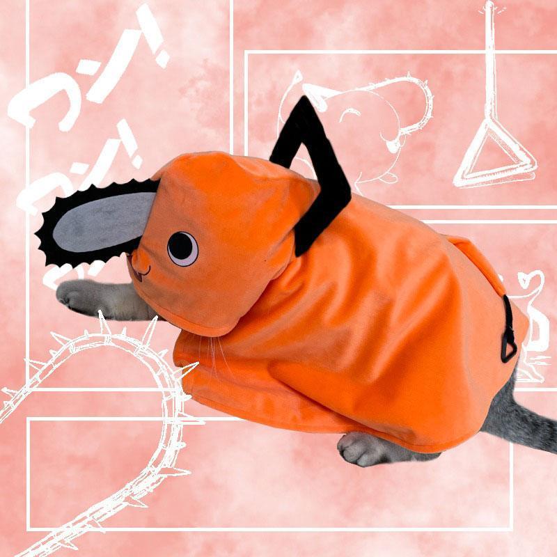 Pochita Cat Anime Cosplay Cape