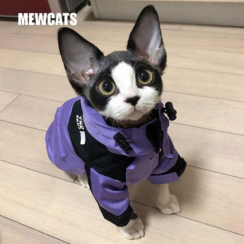 Polarized Rash Jacket Hairless Cat Sphynx Clothes - MEWCATS
