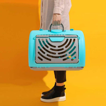 Portable Handbag Cat Carrying Case 2 Color Hard Box