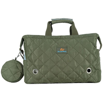 Pet Handbag Portable Breathable Small Cat Tote Outdoor Travel Green Pet Carrier Bag