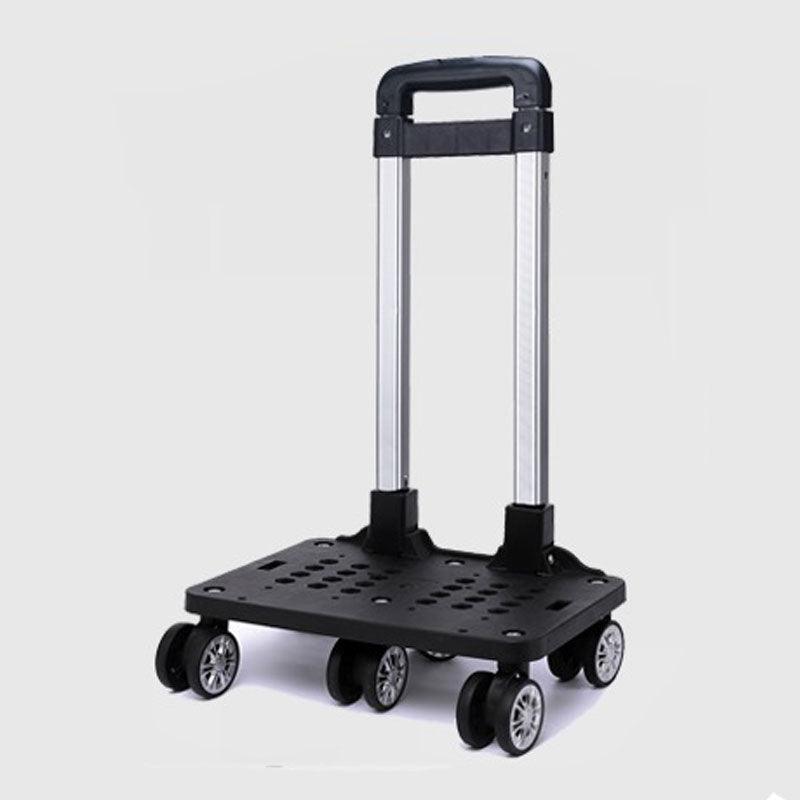 Portable Folding Silent Trolley for Cat Carrier Backpack Handbag