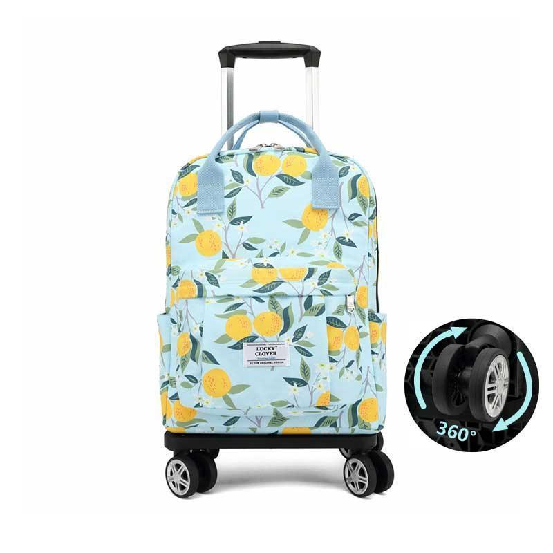 Portable Folding Silent Trolley for Cat Carrier Backpack Handbag