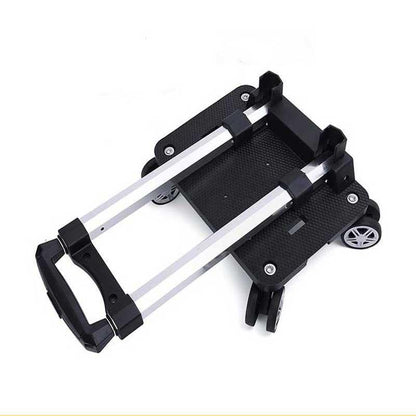 Portable Folding Silent Trolley for Cat Carrier Backpack Handbag