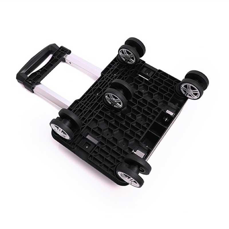 Portable Folding Silent Trolley for Cat Carrier Backpack Handbag