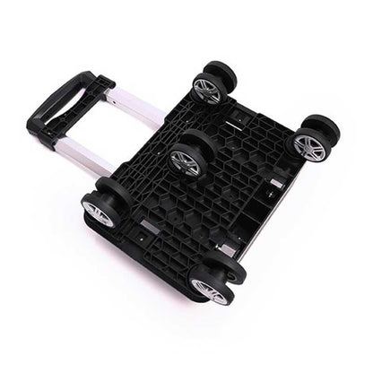 Portable Folding Silent Trolley for Cat Carrier Backpack Handbag