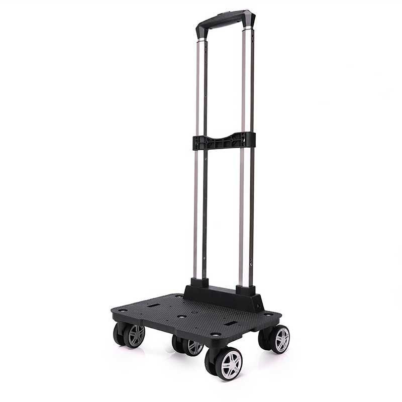 Portable Folding Silent Trolley for Cat Carrier Backpack Handbag