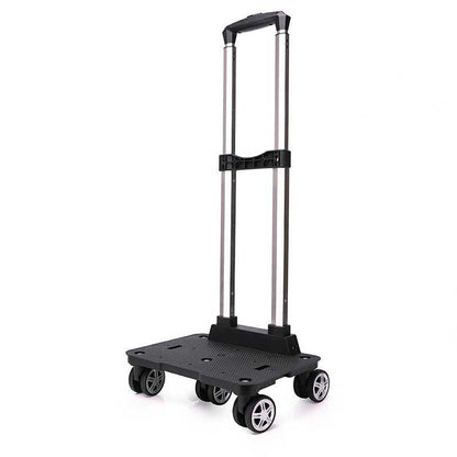 Portable Folding Silent Trolley for Cat Carrier Backpack Handbag